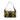 Brown Fendi Embroidered Beaded Baguette Shoulder Bag
