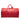 Red Louis Vuitton Epi Keepall 55 Travel Bag