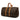 Brown Louis Vuitton Monogram Keepall Bandouliere 55 Travel Bag