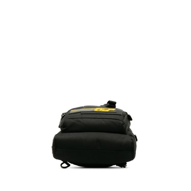 Black Prada Tessuto Logo Patch Crossbody Bag - Designer Revival