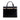 Black Burberry House Check Trimmed Leather Tote