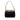 Black Burberry Nova Check Canvas Trimmed Leather Shoulder Bag