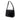 Black Burberry Nova Check Canvas Trimmed Leather Shoulder Bag
