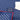 Blue Hermès Geometric Pocket Square Silk Handkerchief