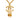 Gold Chanel CC Gold-Plated Filigree Fringe Pendant Necklace