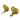 Gold Chanel CC Gold Plated and Enamel Round Clip On Earrings