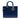 Blue Dior Large Patent Cannage Lady Dior Satchel