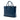 Blue Prada Soft Calf Trimmed Saffiano Zippered Convertible Tote Satchel