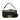 Black Fendi Zucca Embossed Leather Baguette Satchel