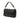 Black Fendi Zucca Embossed Leather Baguette Satchel