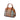 Brown Burberry Medium House Check Canvas and Leather Milverton Satchel