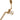 Gold Louis Vuitton Gold Plated Essential V Necklace