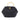 Black Chanel Quilted Lambskin Pearl Crown Handle Clutch Handbag