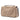 Beige Fendi Zucca Embossed Technical Fabric Chain Midi Baguette Shoulder Bag