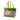 Green Burberry Patent Trimmed Supernova Check Coated Canvas Tote