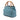 Blue Gucci Small Calfskin Bamboo Shopper Satchel