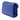 Blue Chanel Small Studded Chevron Calfskin Envelope Double Flap Crossbody Bag