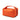 Orange Hermès Large Toile Bride A Brac Case Vanity Bag