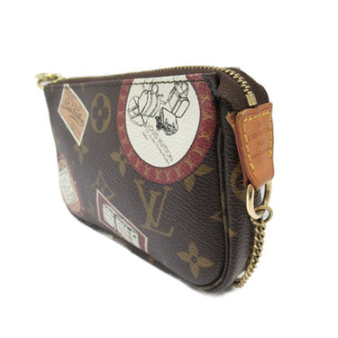 Brown Louis Vuitton Monogram Patch Mini Pochette Accessoires Shoulder Bag - Designer Revival