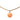 Gold Chanel CC Resin Faux Pearl Pendant Necklace