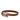 Brown Hermès Leather Tournis Tresse Bracelet