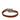 Brown Hermès Leather Tournis Tresse Bracelet