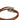 Brown Hermès Leather Tournis Tresse Bracelet