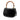Black Gucci Small Calfskin Bamboo Night Satchel