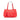 Red LOEWE Nubuck Anagram Madrid Fringe Shoulder Bag - Designer Revival