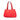 Red LOEWE Nubuck Anagram Madrid Fringe Shoulder Bag - Designer Revival