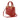 Red Dior Medium Lambskin Cannage Lady Dior Satchel