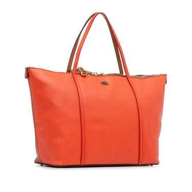 Orange Dolce & Gabbana Leather Miss Escape Tote - Designer Revival