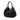 Black Louis Vuitton Monogram Mahina L Hobo Bag