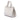 White Gucci Medium Calfskin Zumi Top Handle Bag Satchel