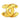 Gold Chanel CC Gold Plated Quilted Brooch