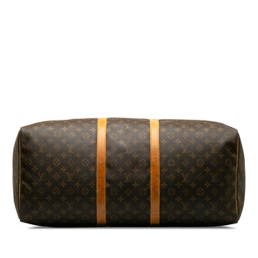 Brown Louis Vuitton Monogram Keepall 60 Travel Bag - Designer Revival