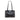 Black Prada Glace Calf Studded Etiquette Tote