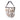 White Gucci Printed Canvas Horsebit Hobo