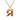 Gold Louis Vuitton Gold Plated LV and Me Letter R Pendant Necklace