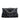 Black Chanel Patent Trimmed Sequined Satin Reissue 2.55 Single Flap 225 Satchel