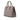 Gray Prada Medium Bicolor Saffiano Lux Galleria Double Zip Satchel - Designer Revival