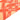 Orange Hermès Bolduc Silk Twilly Scarf Scarves