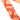 Orange Hermès Bolduc Silk Twilly Scarf Scarves