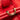 Red LOEWE Leather Anagram Frame Handbag - Designer Revival