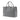 Gray Prada Medium Saffiano Lux Galleria Double Zip Satchel