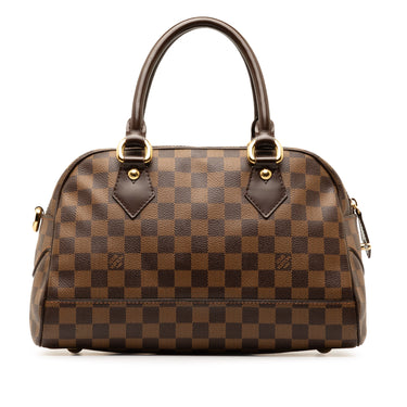 Brown Louis Vuitton Damier Ebene Duomo Handbag - Designer Revival