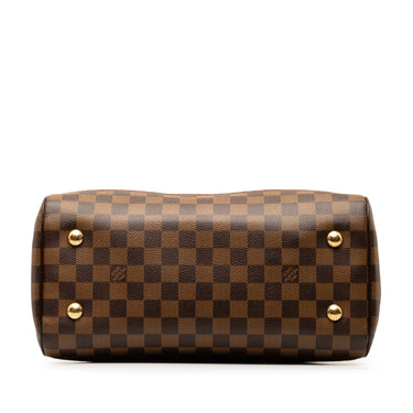 Brown Louis Vuitton Damier Ebene Duomo Handbag