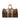 Brown Louis Vuitton Monogram Keepall 45 Travel Bag