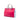 Pink Dior Medium Tricolor Calfskin Diorissimo Tote Satchel
