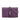 Purple Gucci Pebbled Calfskin Piston Broadway Evening Bag